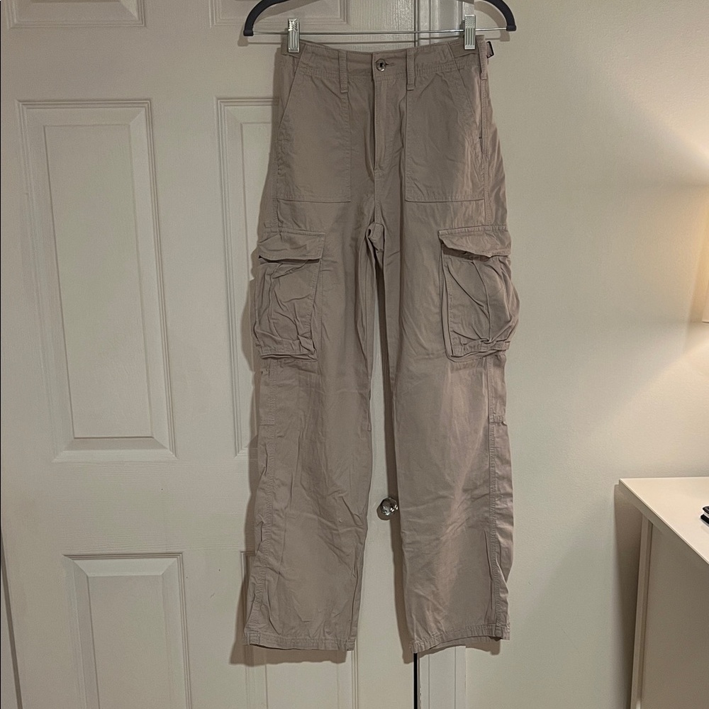 Womens Tan Cargo Pants